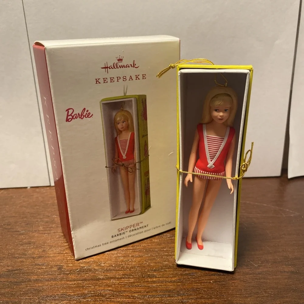 2018 Limited Edition Hallmark‎ Keepsake SKIPPER Barbie Christmas Ornament